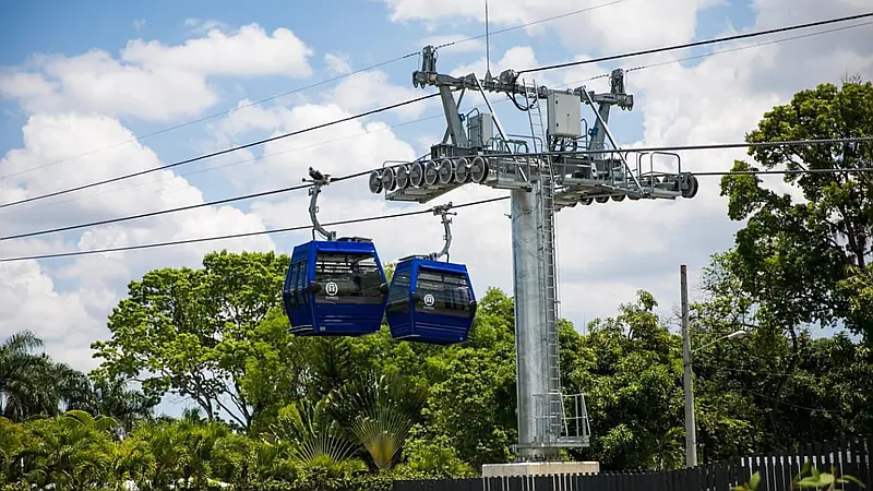 Teleférico de Los Alcarrizos reaunudará sus servicios este lunes tras parada programada