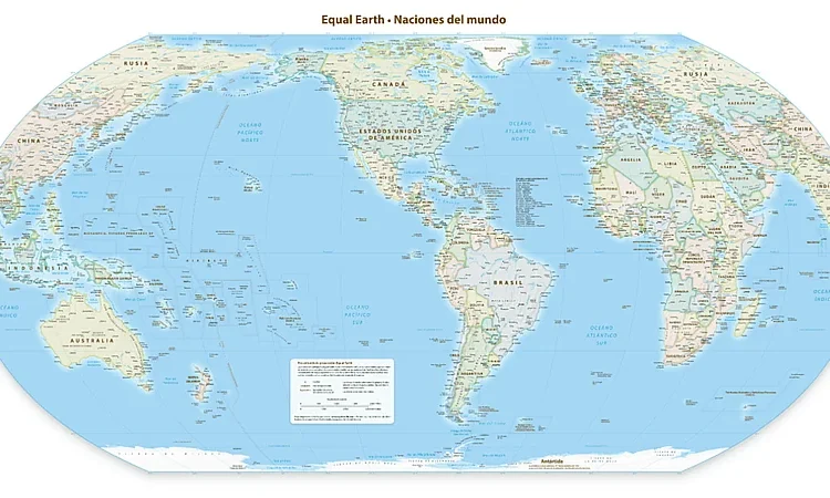ONU impulsa cambio de mapamundi: Equal Earth reemplazaría a Mercator y reconfigura la visión del mundo