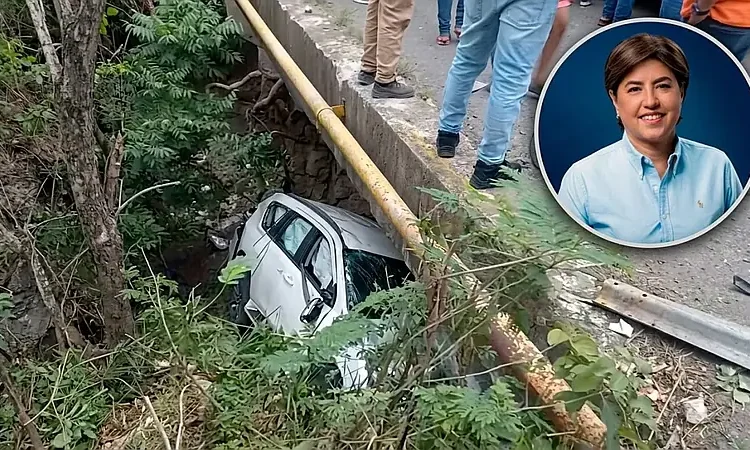 Accidente vesicular involucra a gobernadora de Dajabón en Santiago Rodríguez
