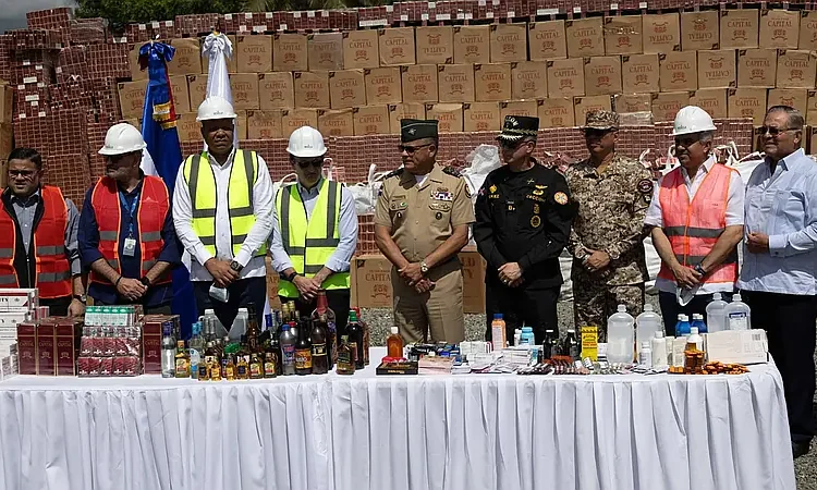 República Dominicana refuerza lucha contra el comercio ilícito con histórica incineración de mercancías