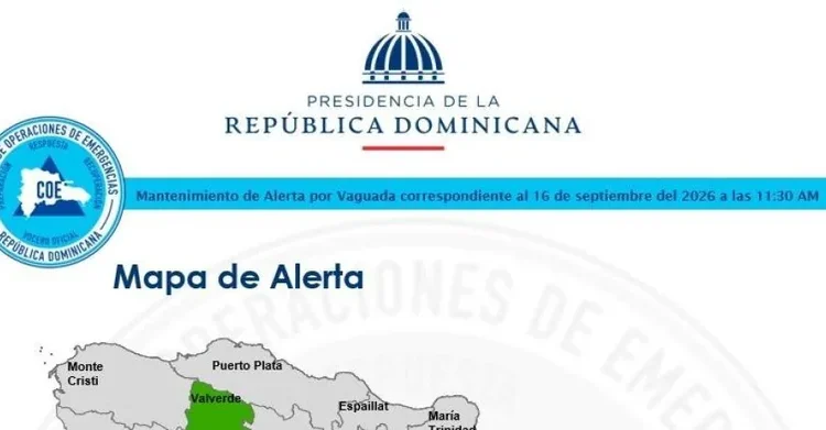 Vaguada activa alertas: cuatro provincias en verde y San Juan en amarilla, según COE