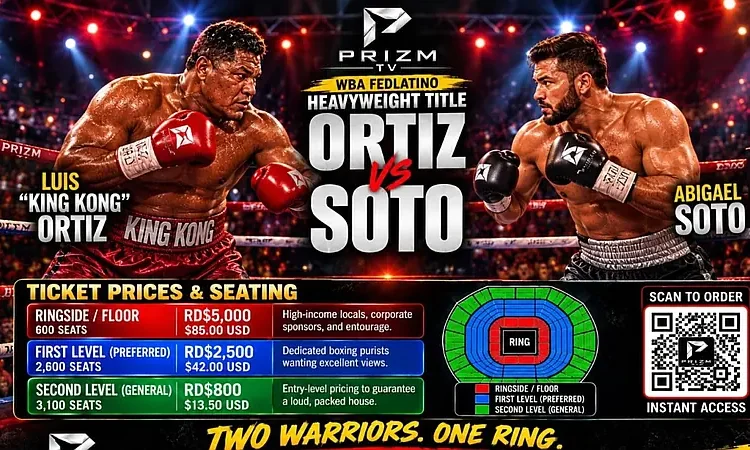 Ortiz y Soto encabezan cartelera internacional de boxeo en Santo Domingo
