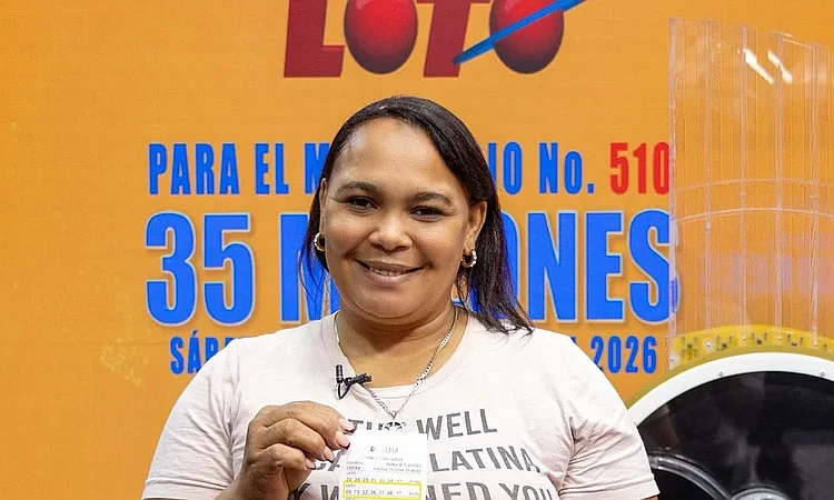 Empleada privada se convierte en millonaria con jugada automática en el Loto de LEIDSA