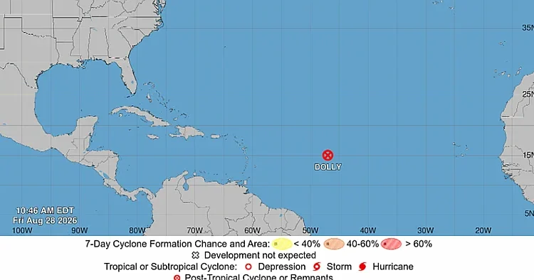 Dolly se disipa pero sus remanentes mantienen en alerta al Caribe y República Dominicana