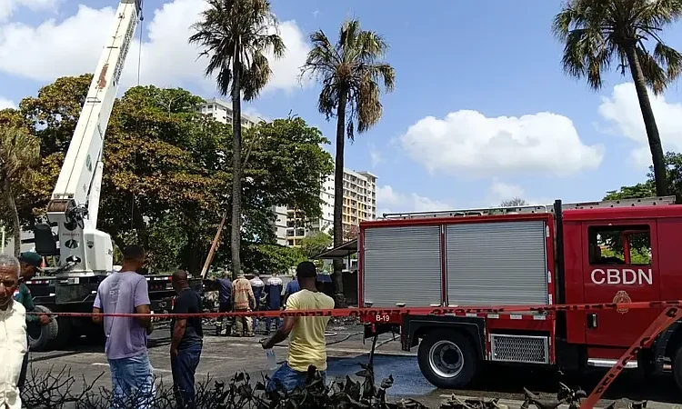 Identifican conductor de tanquero en accidente e incendio en la avenida George Washington