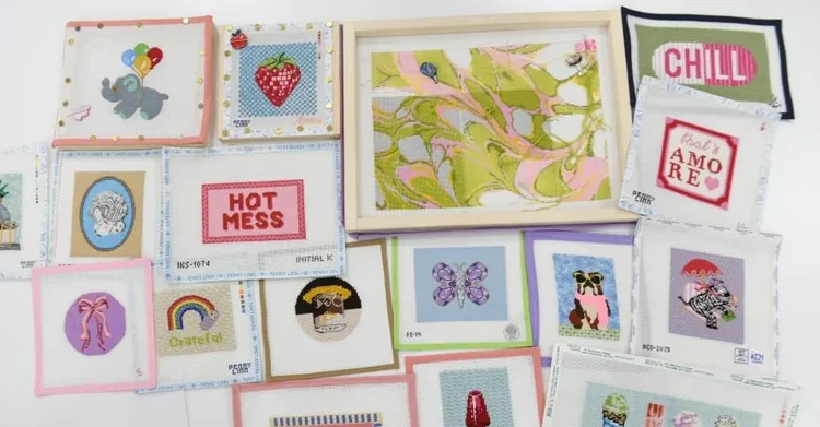 Needlepoint: la tendencia que trae de vuelta el ‘hobby de la abuelita’