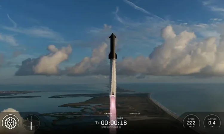 Starship de SpaceX completa su primer vuelo de prueba en órbita terrestre