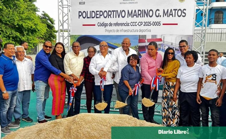 Indesur reconstruye cancha Marino Generoso Matos en Barahona con RD$71.8 millones