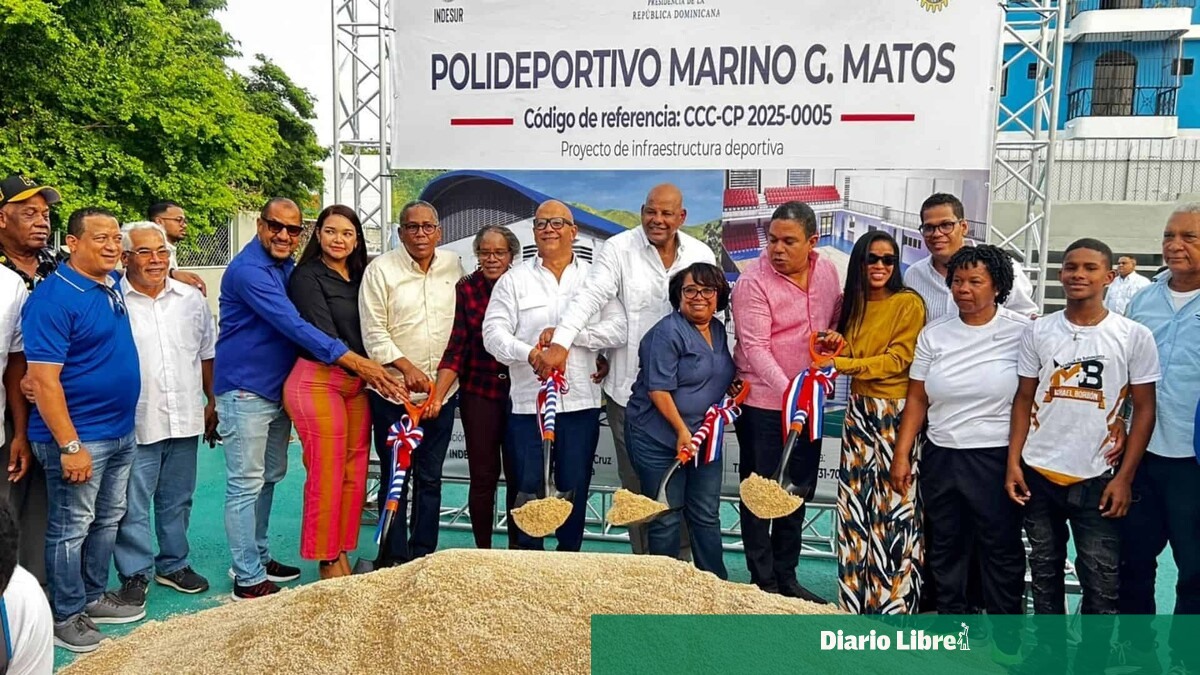 Indesur reconstruye cancha Marino Generoso Matos en Barahona con RD$71.8 millones