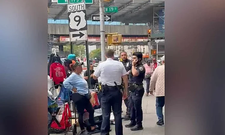 Nueva York intensifica operativos contra vendedores ambulantes en Washington Heights