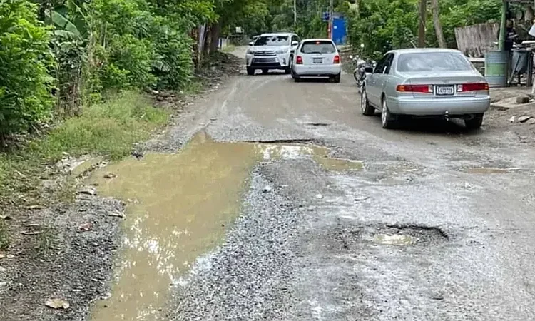 La Vega: comunidad repara carretera abandonada mientras espera respuesta de Obras Públicas