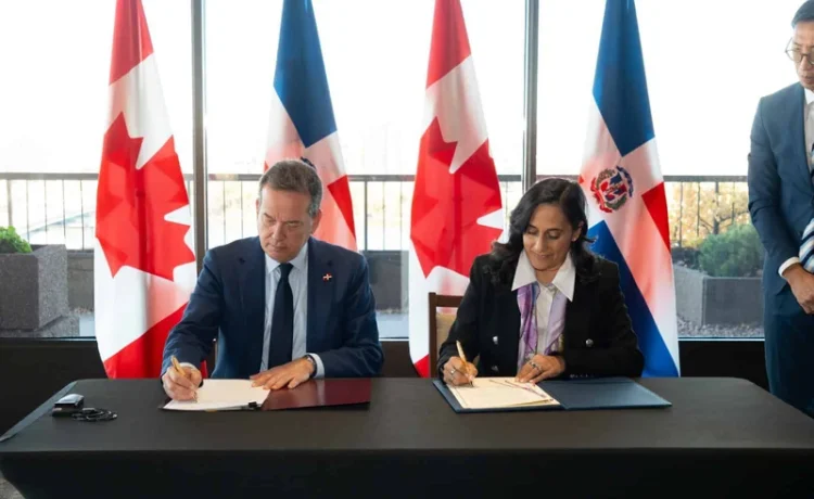 República Dominicana y Canadá firman acuerdo de seguridad aérea y exploran inversión estratégica