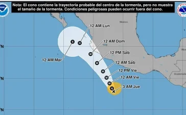 Trudy amenaza con ser huracán mayor frente a México; el Atlántico sigue tranquilo