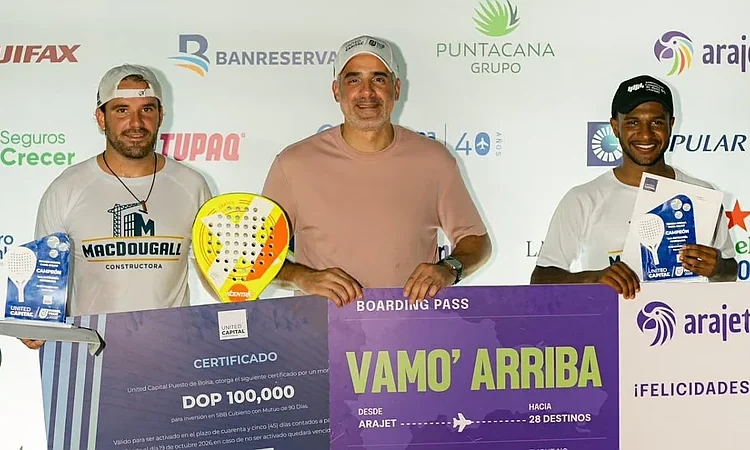 United Capital Pádel Tour: tercer año consecutivo y camino al máster final en Santo Domingo