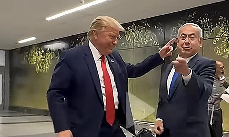 Netanyahu publica en TikTok video con IA de Trump bailando "Dame Hombro" de Bulin 47 y alcanza 9.2 millones de vistas