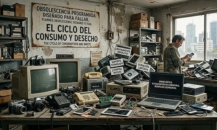 La trampa del consumo eterno: cómo la obsolescencia programada redefine el mercado global