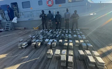 República Dominicana supera las 34 toneladas de drogas incautadas tras nuevo golpe de la DNCD en Baní