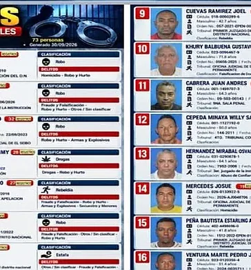 Entregas voluntarias ante la Policía suben a 318 en medio de 53,877 órdenes pendientes