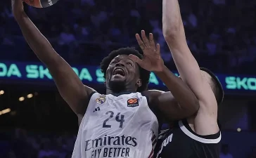 Andrés Feliz consolida su mejor momento en Euroliga con 26 puntos y guía al Real Madrid al triunfo