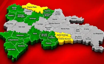 República Dominicana bajo alerta: COE reduce a dos las provincias en amarillo y mantiene 13 en verde por vaguada