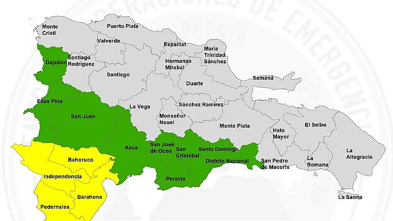 Vaguada activa alertas en 13 provincias: COE sube a amarilla cuatro demarcaciones y emite recomendaciones