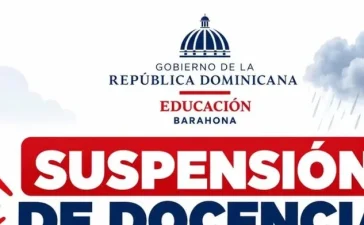 Lluvias obligan a suspender clases en Barahona y Pedernales: COE eleva alerta amarilla en cuatro provincias