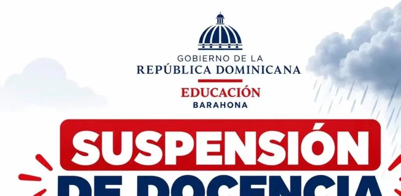 Lluvias obligan a suspender clases en Barahona y Pedernales: COE eleva alerta amarilla en cuatro provincias