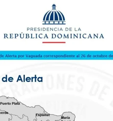 COE eleva a 17 provincias bajo alerta por vaguada; 103 viviendas y 19 acueductos afectados