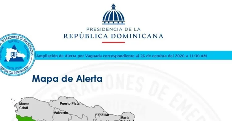 COE eleva a 17 provincias bajo alerta por vaguada; 103 viviendas y 19 acueductos afectados