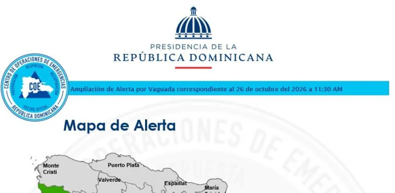 COE eleva a 17 provincias bajo alerta por vaguada; 103 viviendas y 19 acueductos afectados