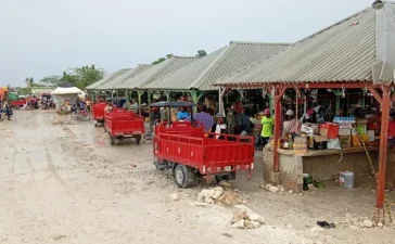 Frontera sur opera con normalidad bajo lluvias: menor comercio y controles reforzados