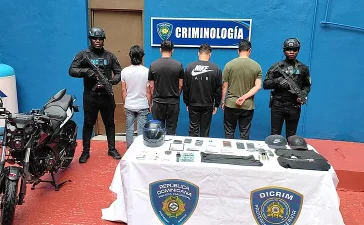 Red transnacional: cuatro colombianos detenidos en Piantini por robos con Rolex y armas