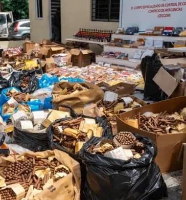RD$40 millones en puros y bebidas falsificadas: el golpe al crimen organizado que sacude la industria tabacalera