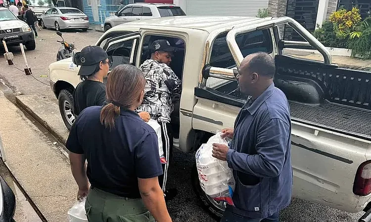 Dasac despliega operativos alimentarios en 12 provincias y el Distrito Nacional por lluvias