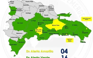 COE baja alertas amarillas a cuatro, pero Indomet mantiene pronóstico de lluvias fuertes para la tarde