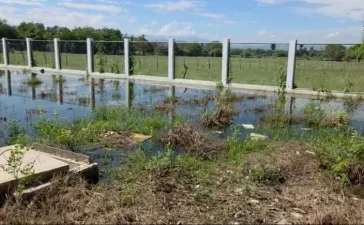 Familias reubicadas por presa Boca de los Ríos siguen sin solución a pozos sépticos colapsados