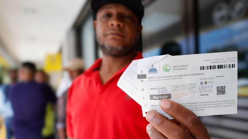 DGII sube el marbete: primer incremento nominal en años eleva tarifas a RD$2,000 y RD$4,000