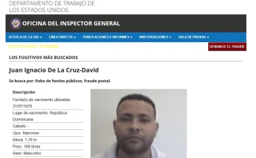 EE.UU. incluye a dominicano en lista de los más buscados por fraude millonario en ayudas pandémicas